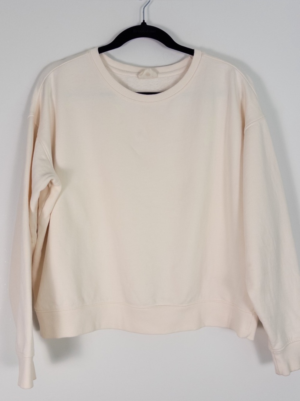 Pact Organic Cotton White Sweatshirt